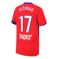 Paris Saint-Germain Vitinha #17 Tretí futbalový dres 2025-26 Krátky Rukáv
